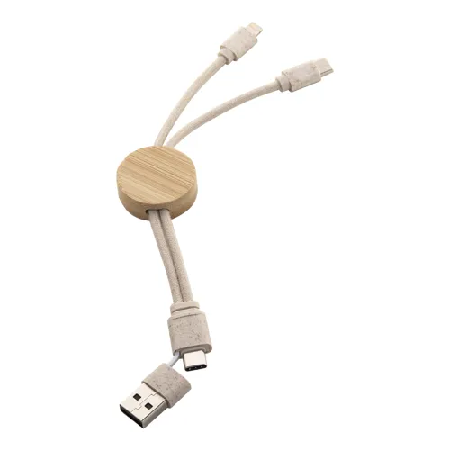 USB töltőkábel Nihon Barna 