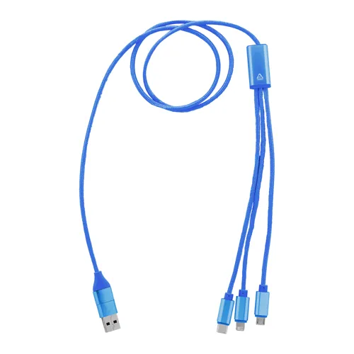 USB töltőkábel Ralong Kék 