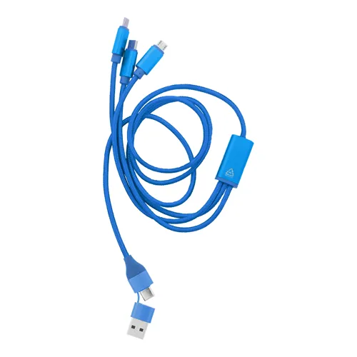 USB töltőkábel Ralong Kék 