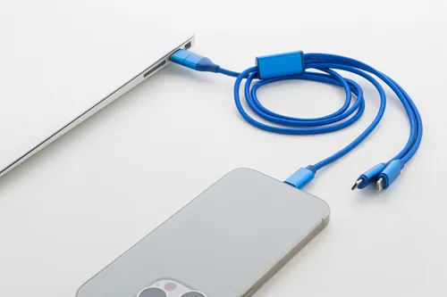 USB töltőkábel Ralong Kék 