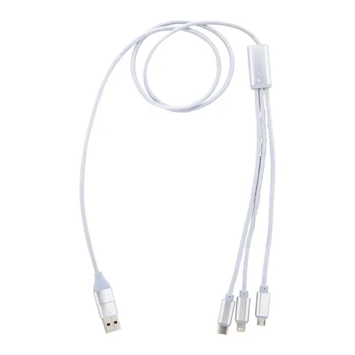 USB töltőkábel Ralong Szürke 