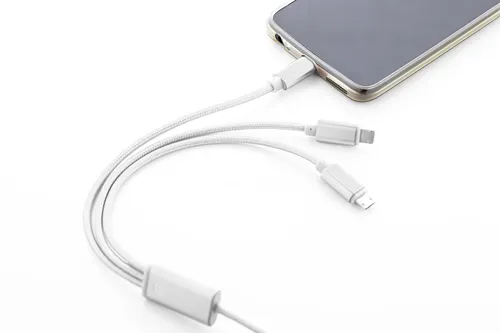 USB töltőkábel Ralong Szürke 
