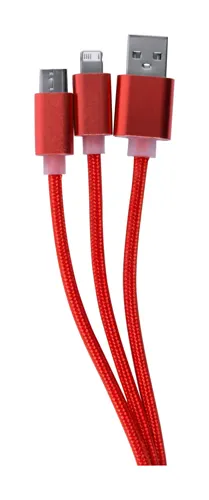 USB töltőkábel Scolt Piros 