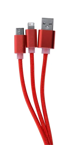 USB töltőkábel Scolt Piros 
