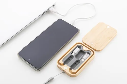 USB töltőkábel szett Cabsly Barna 
