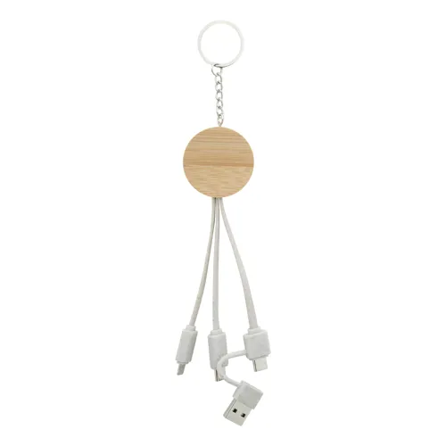 USB töltős kulcstartó Mugory Barna 
