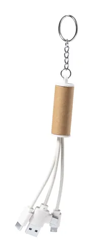USB töltős kulcstartó Paplen Barna 