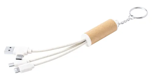 USB töltős kulcstartó Paplen Barna 