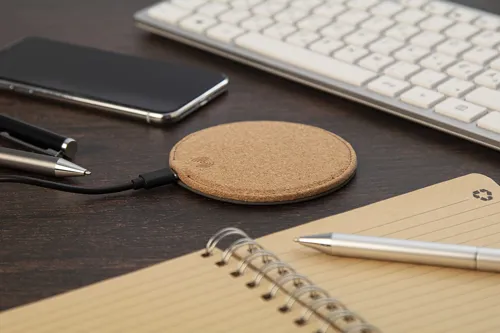 Vezeték nélküli töltő Querox Barna 