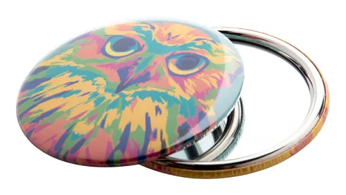 Zsebtükör BeautyBadge Szürke 