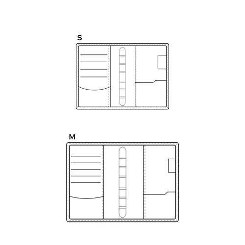 S219 Saturnus kalendárium bőr - 2027 Bordó 