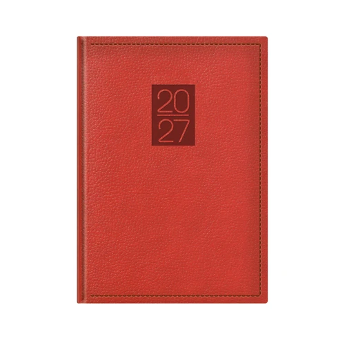 Classic B5 napi határidőnapló - 2027 Bordó 