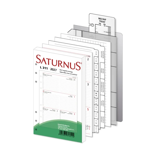 L432 Saturnus kalendárium műbőr - 2027 Barna 