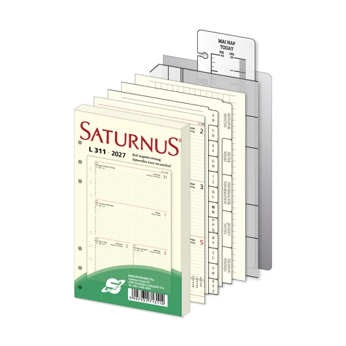 L227 Saturnus kalendárium műbőr - 2027 Kék 