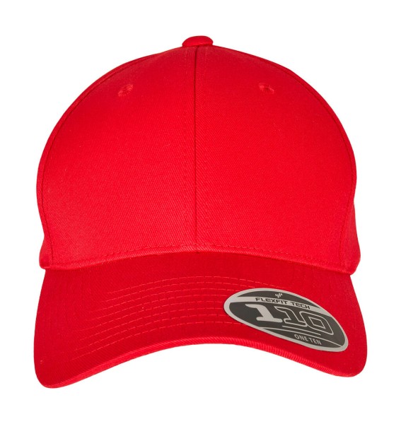 110 Curved Visor Snapback Piros 