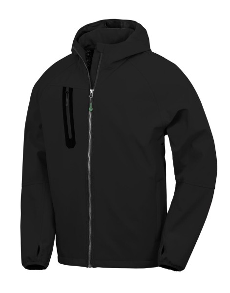 3-Layer Recycled Printable Casual Hooded Softshell  
