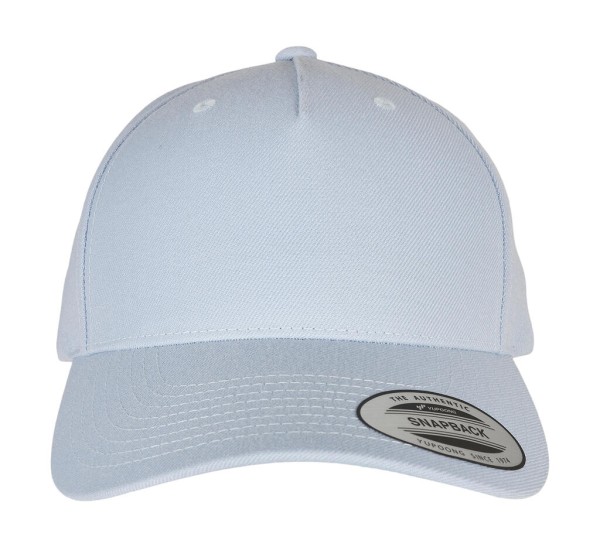 5-Panel Premium Curved Visor Snapback Cap  