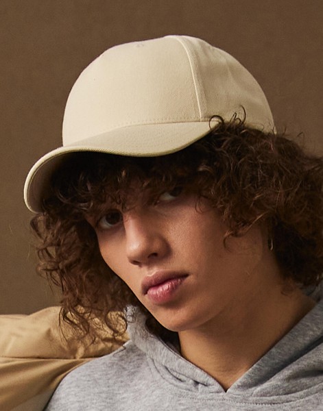 5-Panel Premium Curved Visor Snapback Cap  