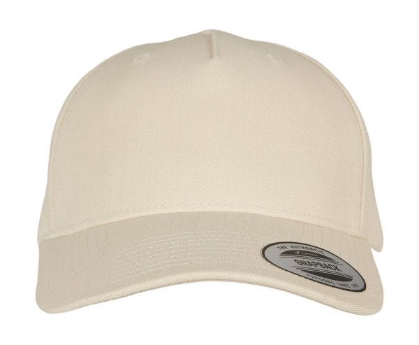 5-Panel Premium Curved Visor Snapback Cap  