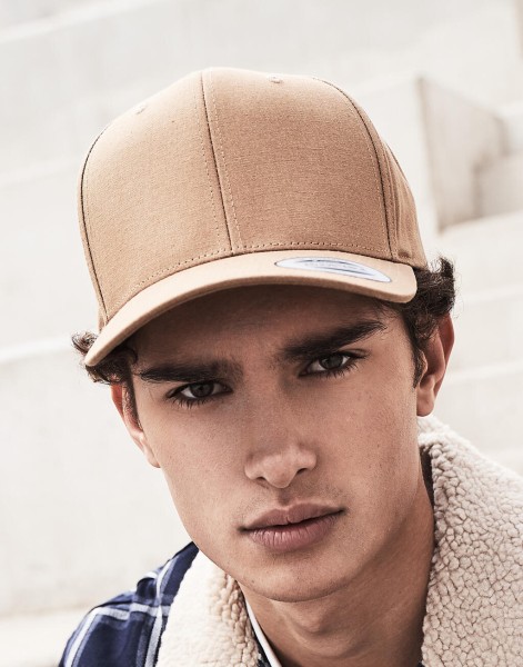6-Panel Curved Metal Snap  