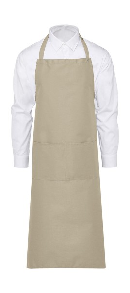 AMSTERDAM Bib Apron with Pocket  