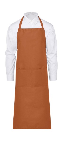 AMSTERDAM Bib Apron with Pocket  