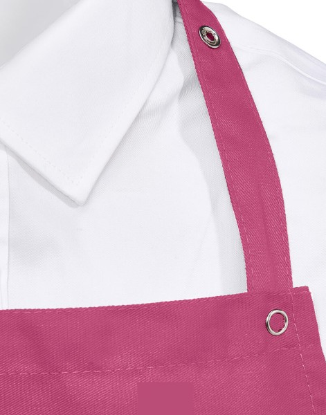 AMSTERDAM Bib Apron with Pocket Barna 