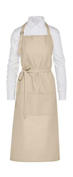 AMSTERDAM - Recycled Bib Apron with Pocket  