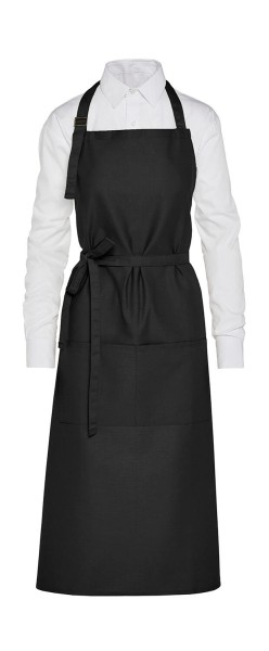 AMSTERDAM - Recycled Bib Apron with Pocket  