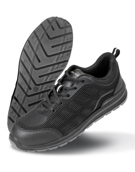 All Black Safety Trainer - size 3  