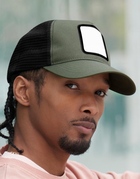 Appliqué Patch 5 Panel Trucker  