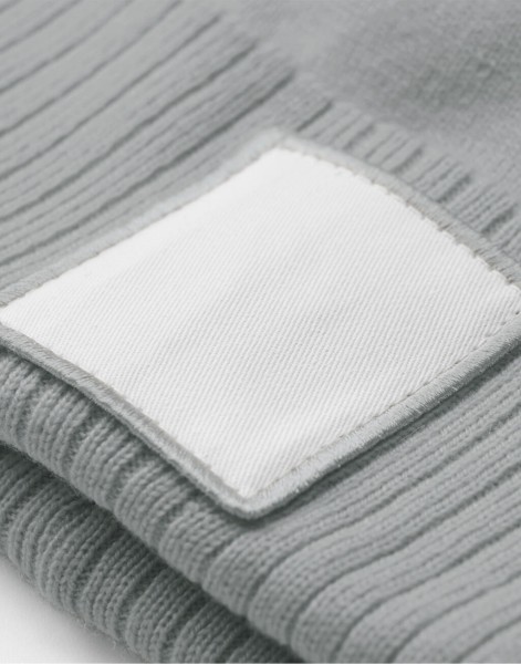 Appliqué Patch Pom Beanie  