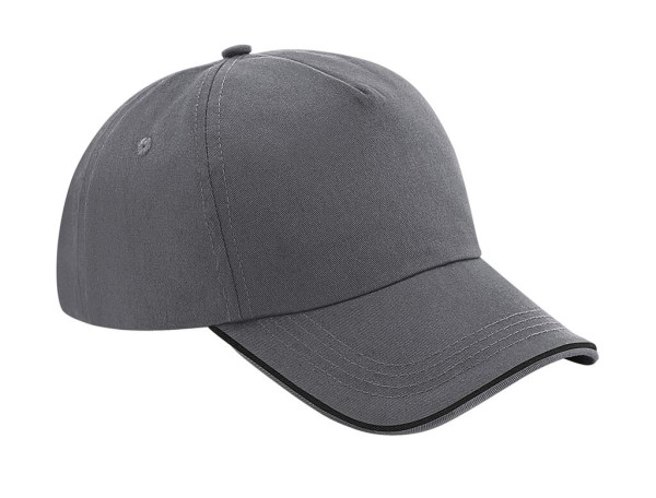 Authentic 5 Panel Cap - Piped Peak  