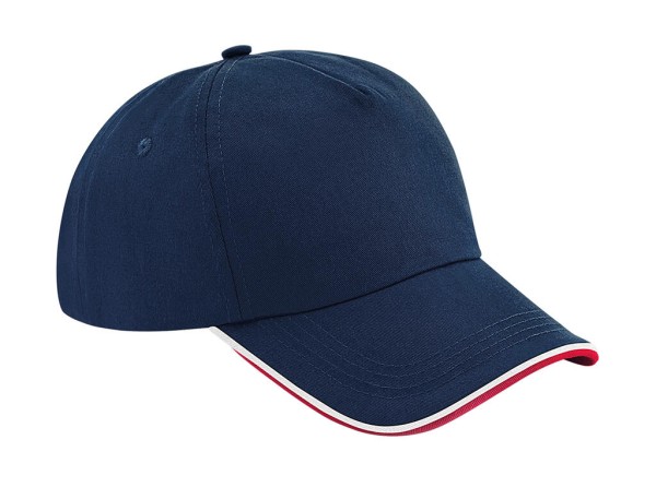 Authentic 5 Panel Cap - Piped Peak  