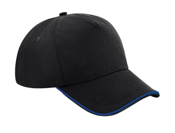 Authentic 5 Panel Cap - Piped Peak  