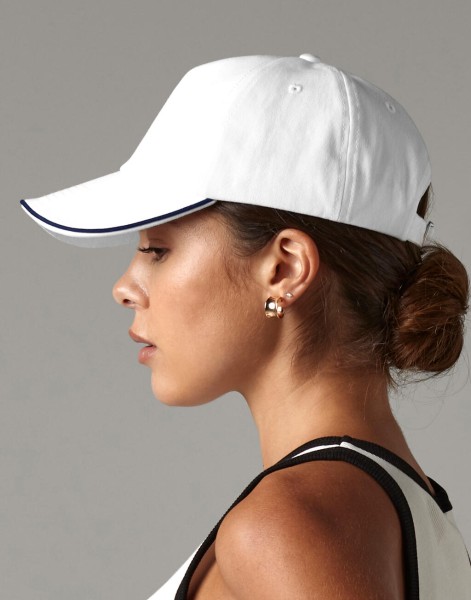 Authentic 5 Panel Cap - Piped Peak  
