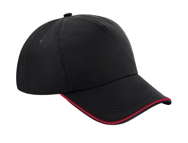 Authentic 5 Panel Cap - Piped Peak  