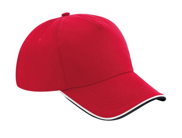 Authentic 5 Panel Cap - Piped Peak  