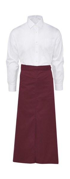 BERLIN Long Bistro Apron with Vent and Pocket  