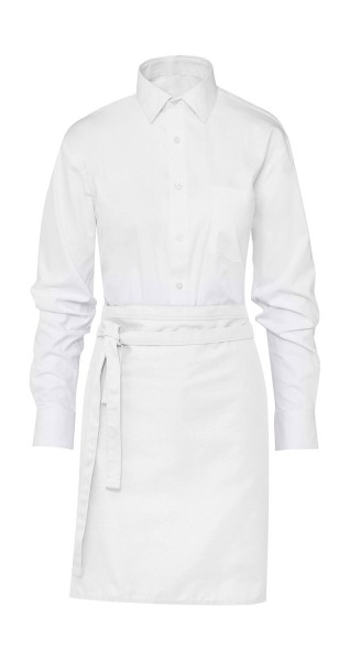 BRUSSELS Short Bistro Apron Fehér 