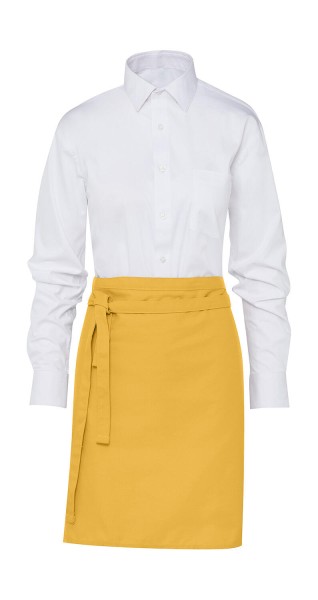BRUSSELS Short Bistro Apron Sárga 