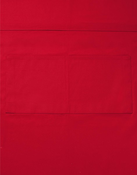 BRUSSELS - Short Bistro Apron with Pocket Fehér 