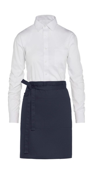 BRUSSELS - Short Bistro Apron with Pocket  