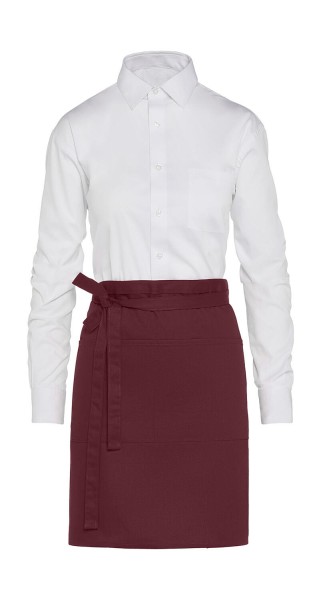 BRUSSELS - Short Bistro Apron with Pocket  