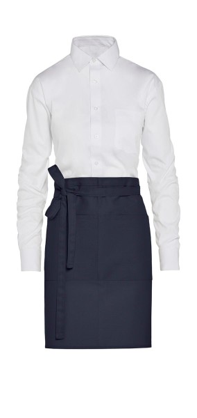 BRUSSELS - Short Recycled Bistro Apron with Pocket  