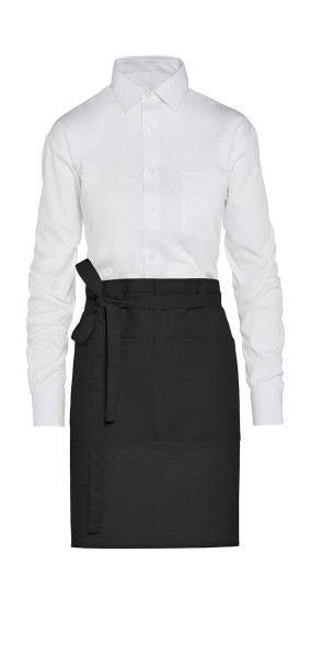 BRUSSELS - Short Recycled Bistro Apron with Pocket  