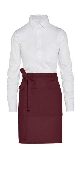 BRUSSELS - Short Recycled Bistro Apron with Pocket  