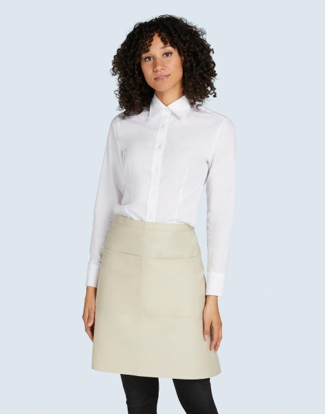 BRUSSELS - Short Recycled Bistro Apron with Pocket  
