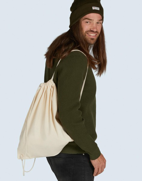 Baby Canvas Cotton Drawstring Backpack  