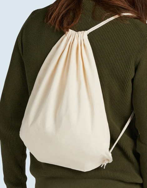 Baby Canvas Cotton Drawstring Backpack  